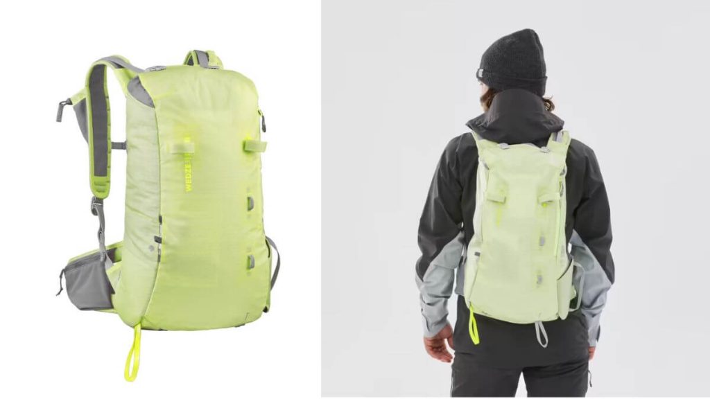 The wedze ski touring backpack from decathlon