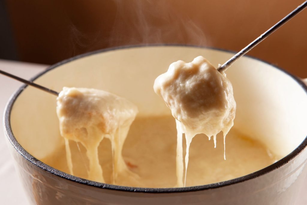 You can't visit the alps without enjoying fondue