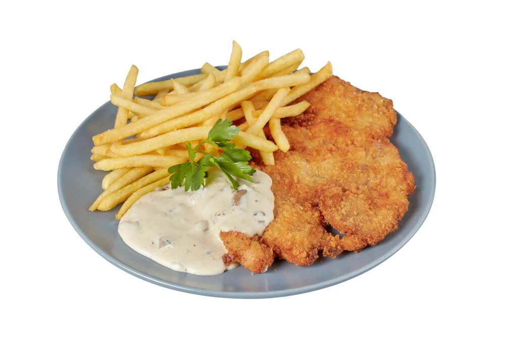 wiener schnitzel is a traditional alpine treat