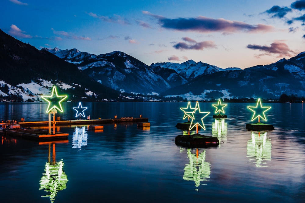 Christmas skiing magic at Zell am See in Austria