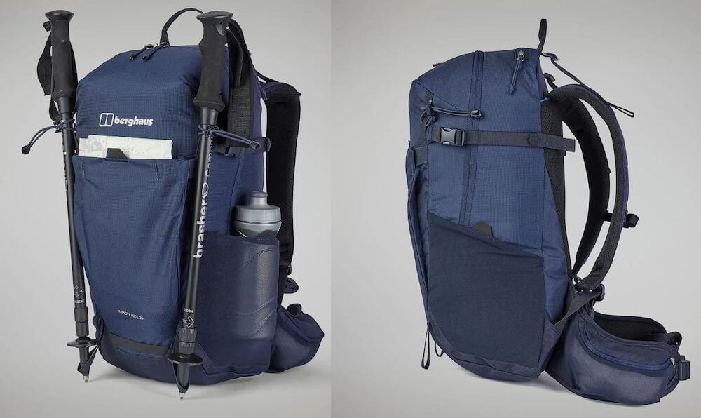 Berghaus hiking bags are perfect for skiers or snowboarders