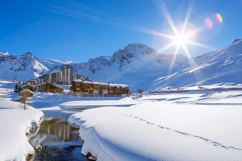 Tignes is a snow sure european ski resort that opens early