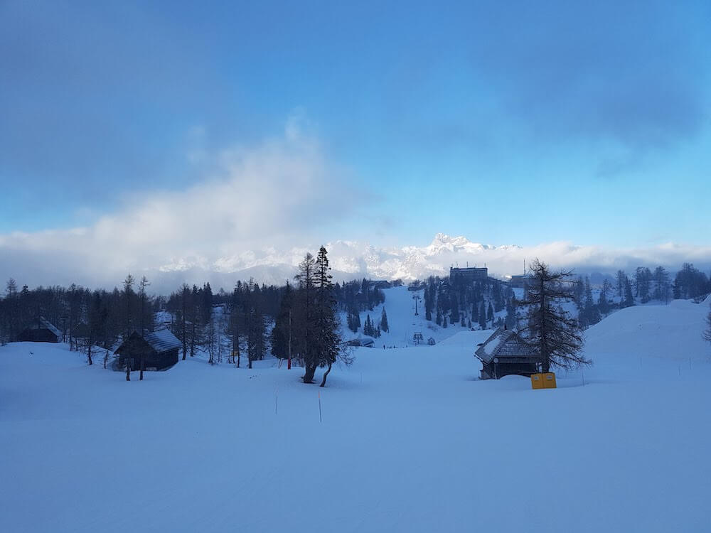 The view of Vogel ski resort