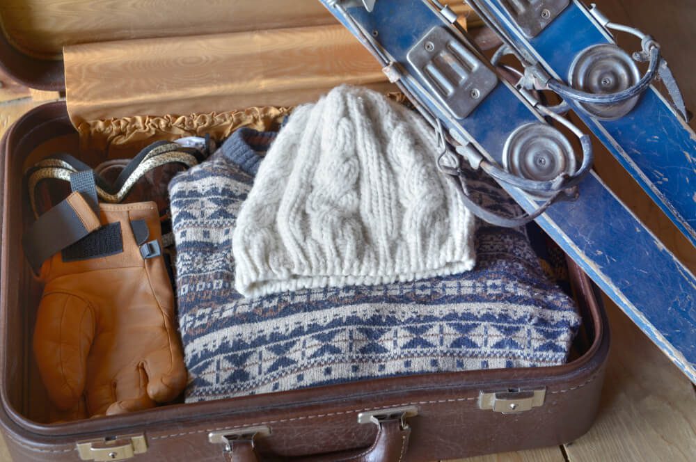 you ski trip packing list will include a warm hat