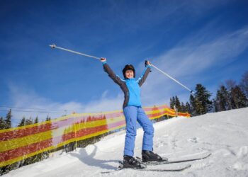 Where can you ski during May and the spring months?