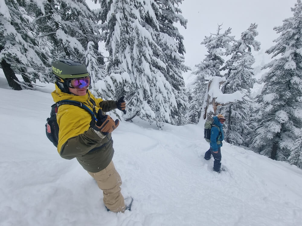 Backcountry snowboard tour in Bansko, Bulgaria