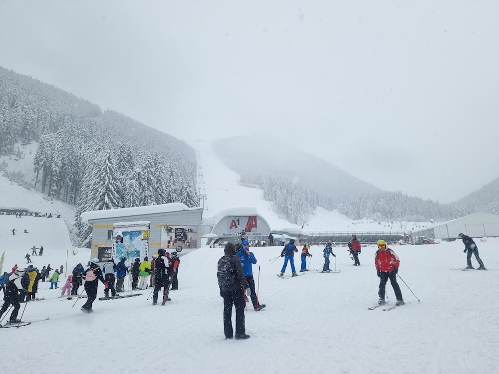 The view at Bunderitza Polyana in Bansko