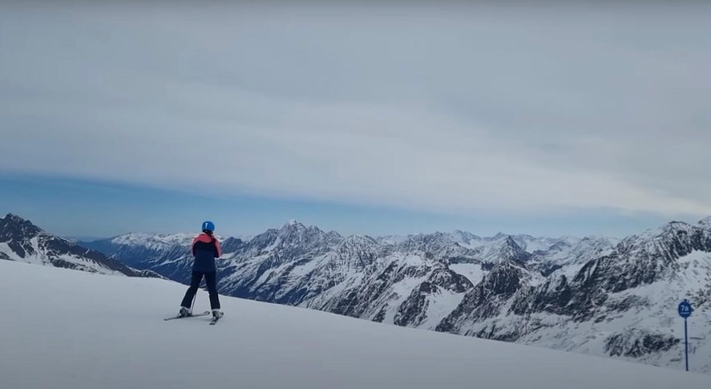 View of Stubai glacier