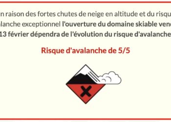 Avalanche risk 5/5 thanks to record snowfall in the Alps 2026